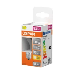 Hot Osram LED Star Classic klar kronepære E27 4 W