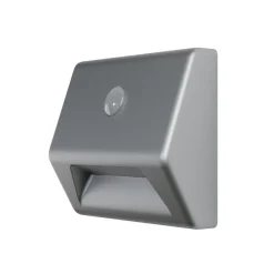 Clearance Osram Nightlux LED vegglampe sensor med batteri Sølv