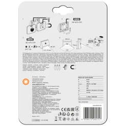 Clearance Osram Nightlux LED vegglampe sensor med batteri Sølv