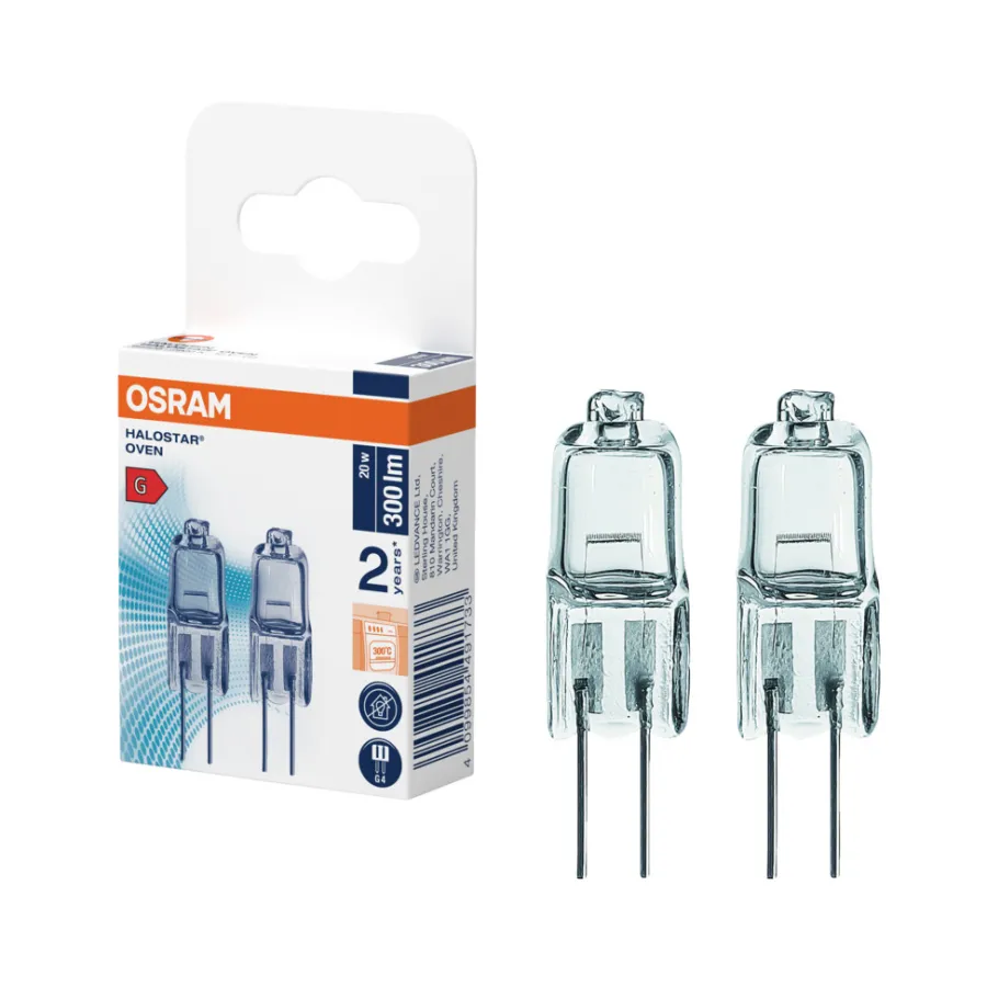 Hot Osram ovnspære G4 20 W 2-pk.