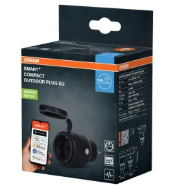 Hot Osram SMART+ Compact Plug EU energimåler Svart