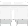 Sunlife Overtrekk til hagemøbelsett L170 x B130 x H85 cm -