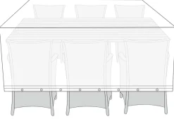 Hot Sunlife Overtrekk til hagemøbelsett L220 x B130 x H85 cm - ®