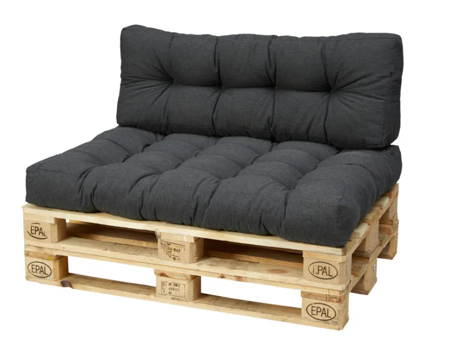 Outlet Sunlife Palle-/ryggpute Kairo 118 x 40 cm mørkegrå - ®