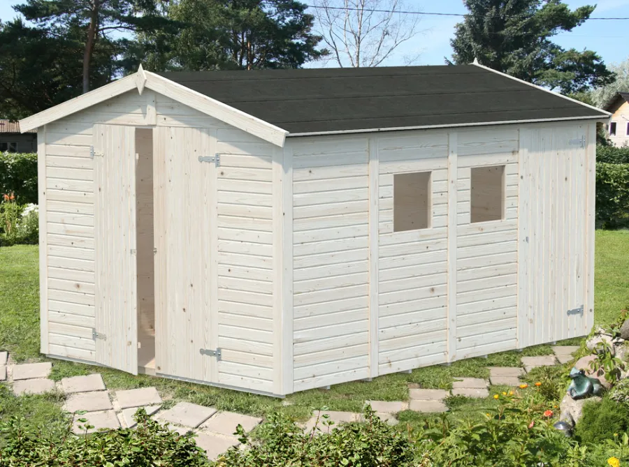 Clearance Palmako redskapsbod Aksel 3 - 9,9 m² 273 x 370 cm