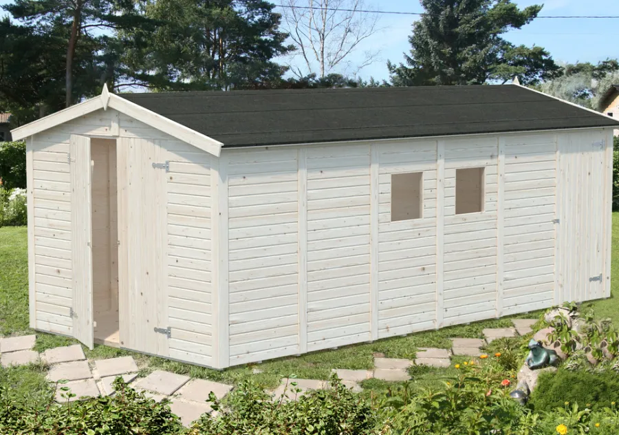 Discount Palmako redskapsbod Aksel 4 - 14,7 m² 273 x 550 cm