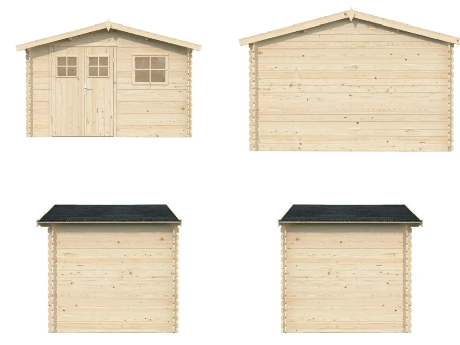 Discount Palmako redskapsbod Lotta 5,6 m² 320 x 205 cm
