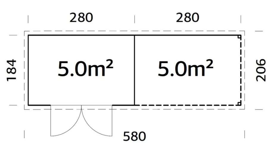 Online Palmako redskapsbod m/pergola Alma 560 x 184 cm