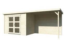 Online Palmako redskapsbod m/pergola Alma 560 x 184 cm