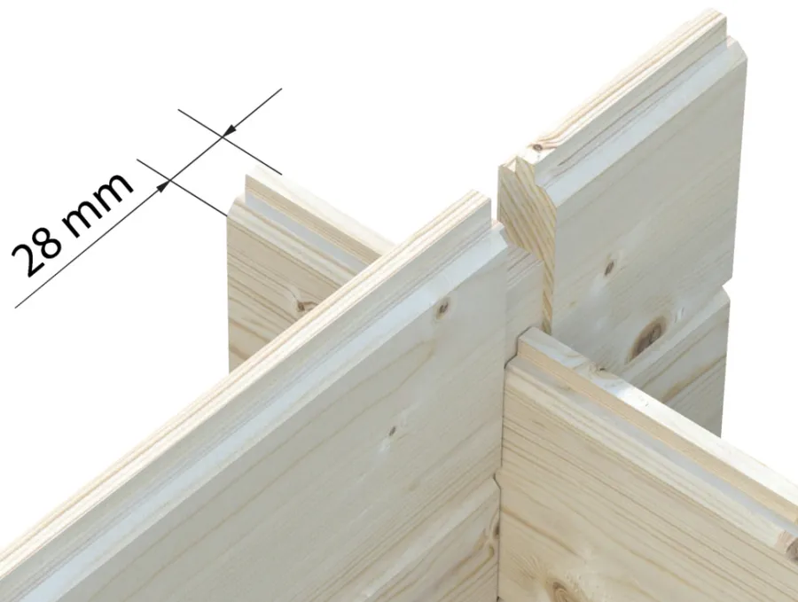 Hot Palmako redskapsbod Petra 2 – 296 x 296 cm
