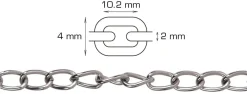 Hot Home it Panserkjetting 2 meter x 2,0 mm