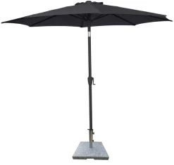 Outlet Sunlife Parasoll Arizona m/sveiv & tilt Ø300 - ® Svart
