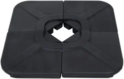 Best Sunlife Parasollfot Indiana svart plast - ®