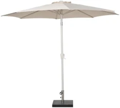 Clearance Sunlife Parasoll Nevada grå m/sveiv & tilt Ø 300 cm - ® Sandgrå