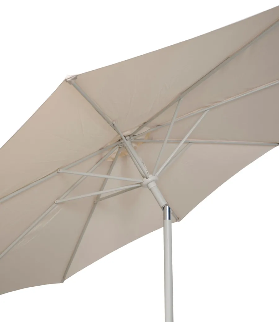 Clearance Sunlife Parasoll Nevada grå m/sveiv & tilt Ø 300 cm - ® Sandgrå