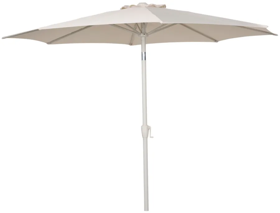 Clearance Sunlife Parasoll Nevada grå m/sveiv & tilt Ø 300 cm - ® Sandgrå