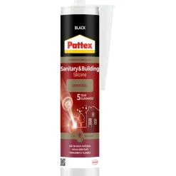 Discount Pattex sanitær- og byggsilikon svart 280 ml