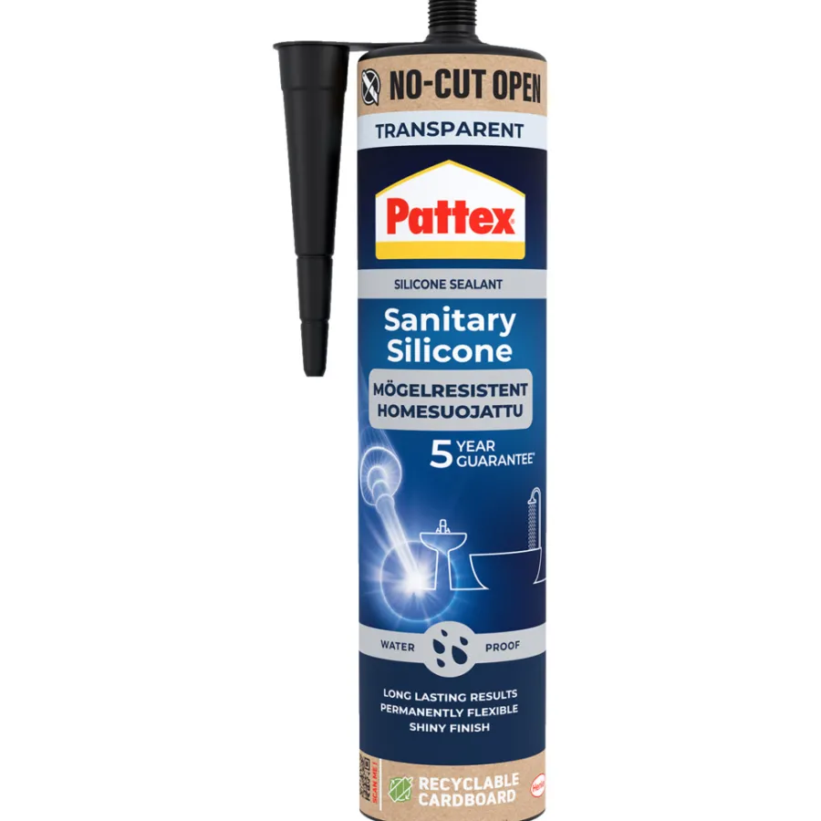 Clearance Pattex sanitærsilikon transparent 280 ml