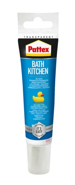 Online Pattex Silikonfuge bad & kjøkken 50 ml Transparent