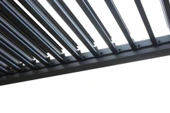 New Pergola 3 x 3 x 2,3 meter mørkegrå Mørkegrå RAL 7022