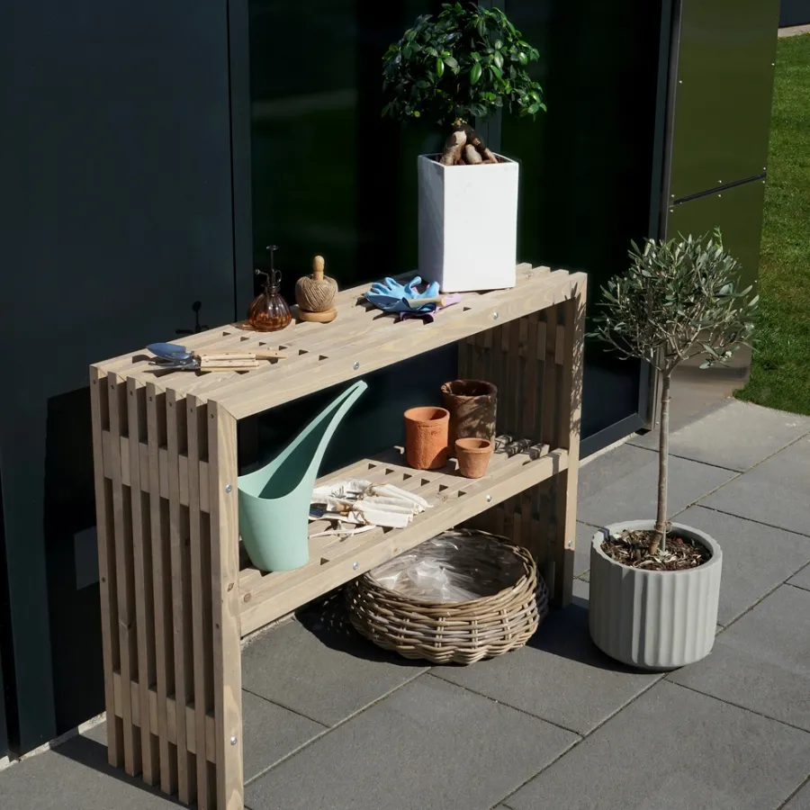 Best Plantebord 115 x 32 x 80 cm Rustikk