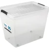 Clearance Plast1 plastboks m/lokk klar - BoxOne 80