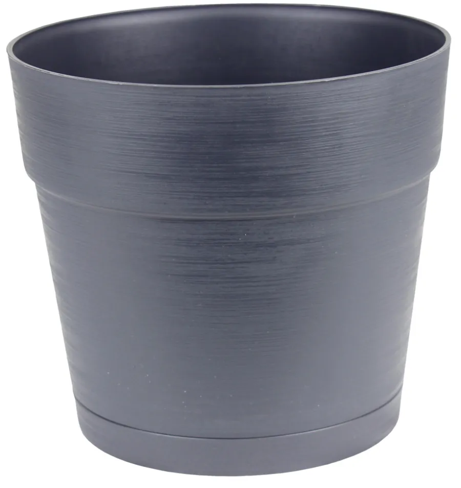 Discount Scan-Pot Plastpotte Ø20 cm Svart