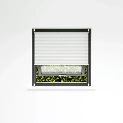 Clearance Plisségardin Touch Up & Down 140 x 130 cm Hvit