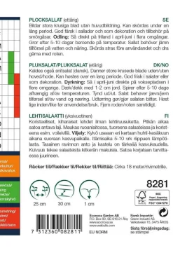 Online Weibulls Plukksalat "Australische Gele"