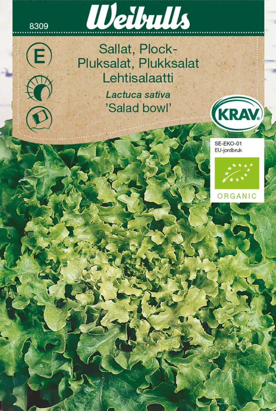 Outlet Weibulls Plukksalat økologisk - Salad Bowl