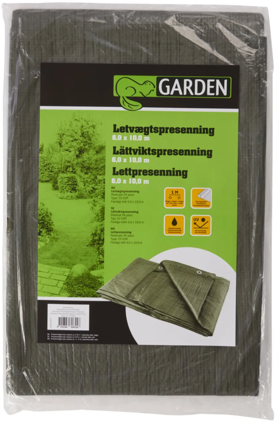 Outlet Garden Presenning 600 x 1000 cm 60 m² - ® Grønn