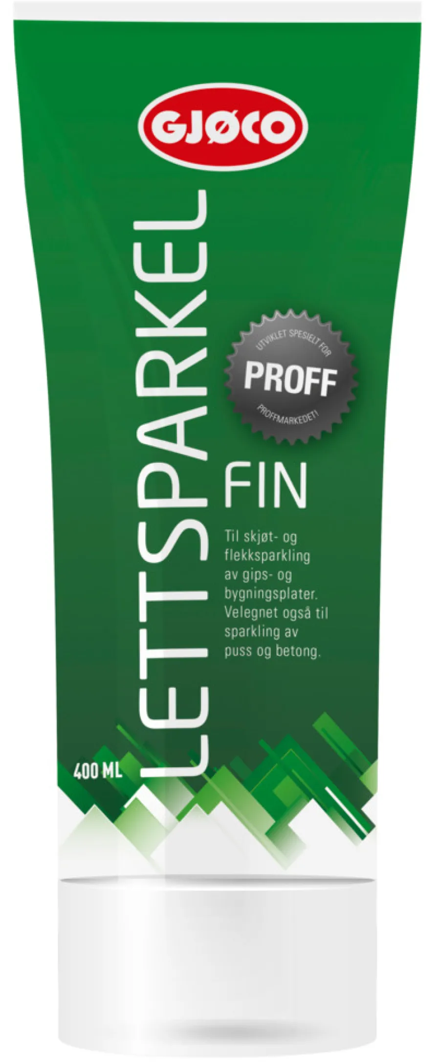Sale Gjøco Proff lettsparkel fin 400 ml - Grå
