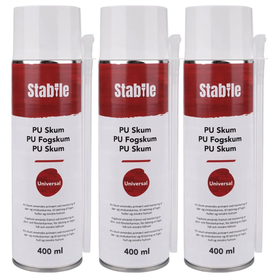 Sale Stabile PU fugeskum 3 x 400 ml -