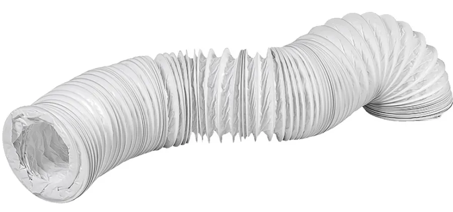PVC flexslange Ø102 mm x 1 meter hvit