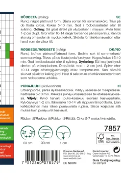 Discount Weibulls Rødbeter 'D'Egypte'