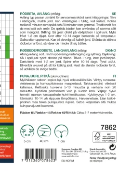 Sale Weibulls Rødbeter lang cylindra