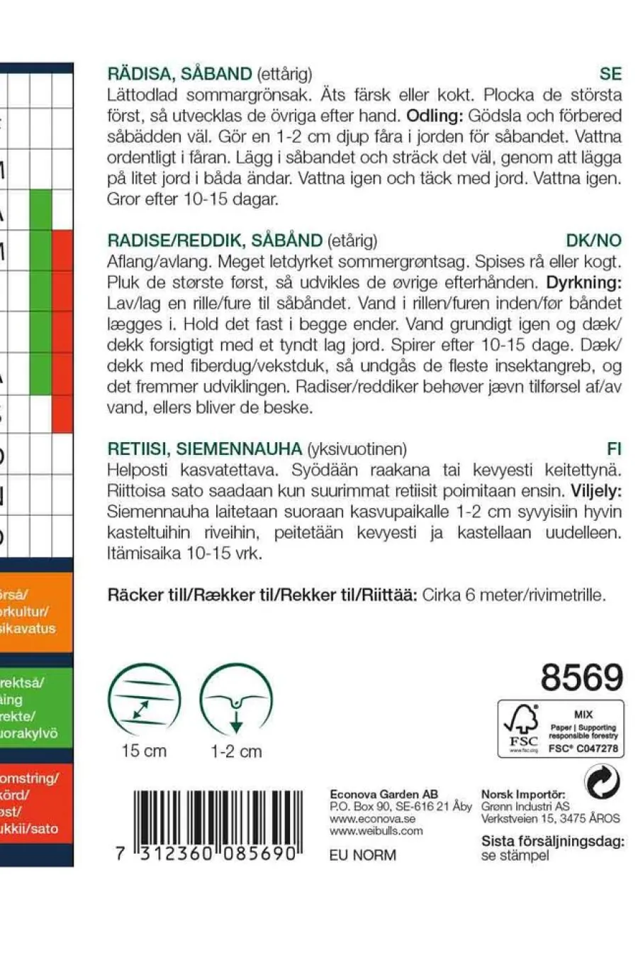 Discount Weibulls Reddik (lang såbånd) - Pernot Claire
