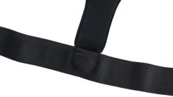 Clearance Bikezone Refleksvest med LED svart/grå - Svart med grå refleksstriper