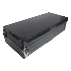 Outlet Gardeco Reol m/4 hyller plast - Svart