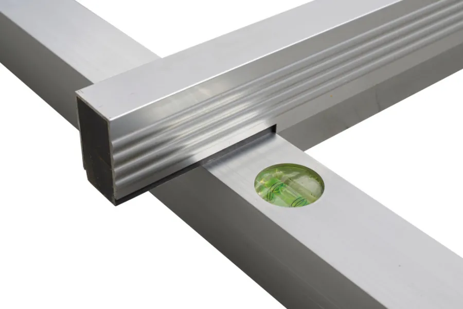 New Probuilder Rettholtsett aluminium 3 deler 2 meter -