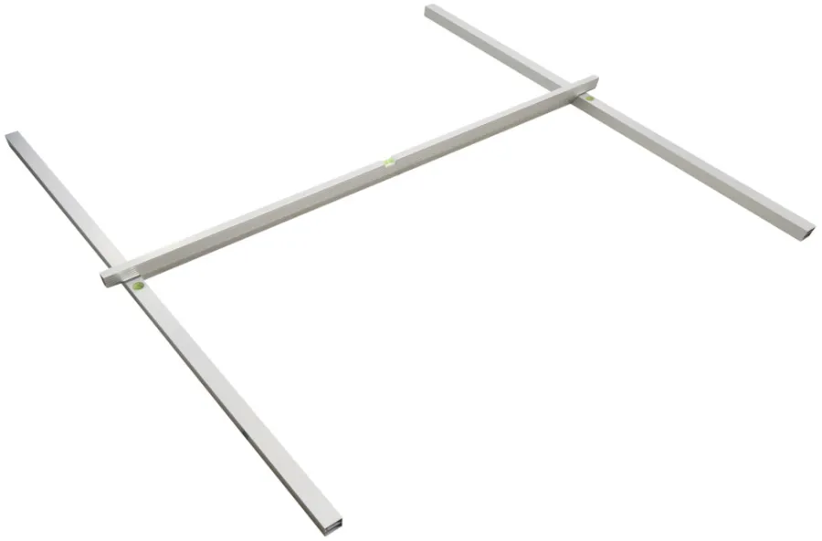 New Probuilder Rettholtsett aluminium 3 deler 2 meter -