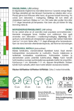 New Weibulls Ringblomst lav 'Fiesta Gitana' Oransjegul