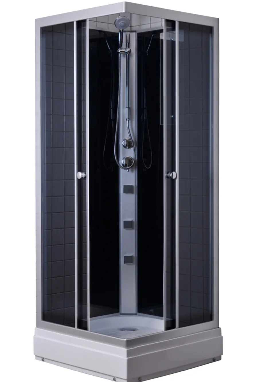 Outlet Rondo dusjkabinett 80 x 80 x 205/210 cm