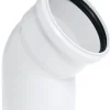 Discount Rørbøyning hvit PP 40 x 30 gr