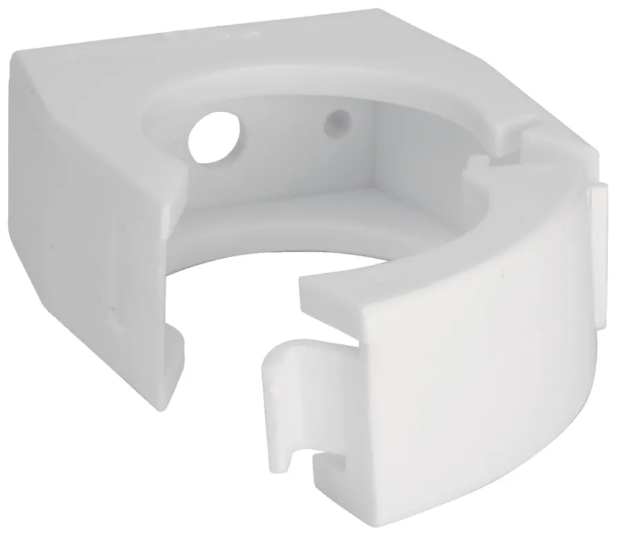 Online Rørholder ABS 40 mm hvit