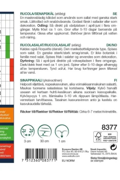 Weibulls Ruccolasalat vill