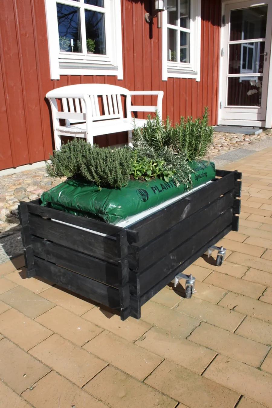 Discount Garden Rullevogn til parasollfot og krukker - ®