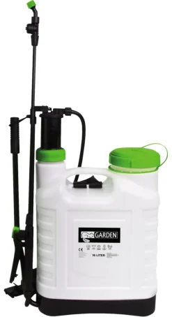 Garden Ryggsprøyte 16 liter - ® Svart. hvit og grønn