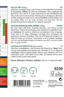 Sale Weibulls Salatblanding 'Baby Leaf'