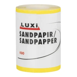 New Luxi Sandpapir rulle korn 80 - 93 mm x 5 meter